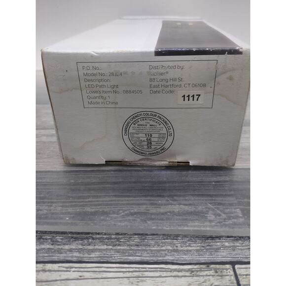 NEW Kichler Showscape 12 Volt LED path light bronze finish glass lens outdoors - Picture 6 of 8